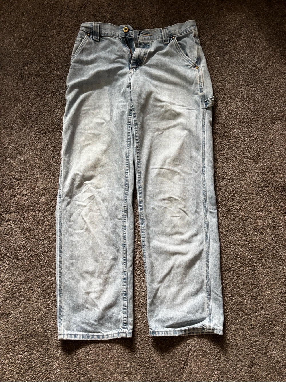 Women's Light Wash straight cut Vintage Jeans